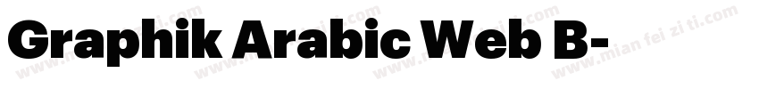 Graphik Arabic Web B字体转换